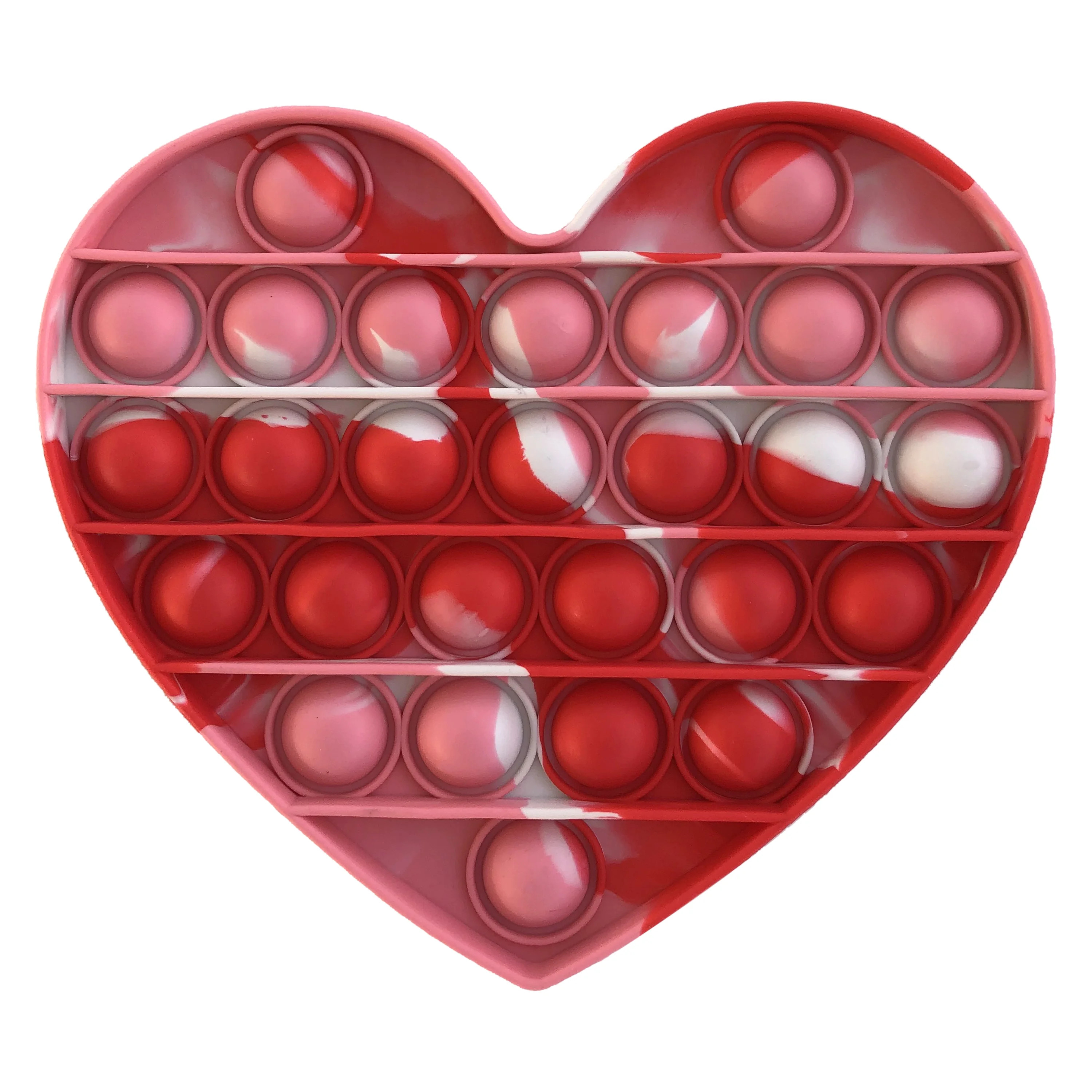 Gotta Pop Bubble Fidget Pop It Toy, 5.5" x 6.5" Pink and Red Heart | Walmart (US)