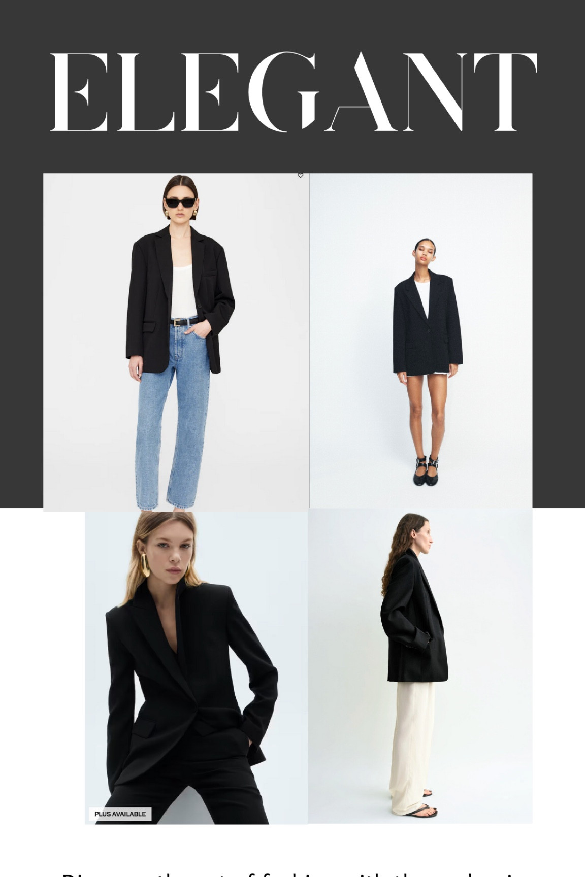 The black blazer edit: 

#LTKNYFW #LTKStyleTip