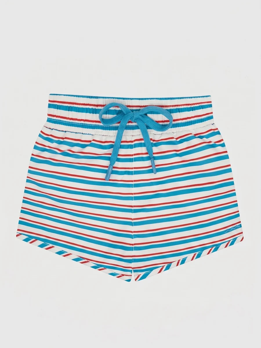 Minnow Boys' Jetty Stripe Boardie Short | Saint Bernard