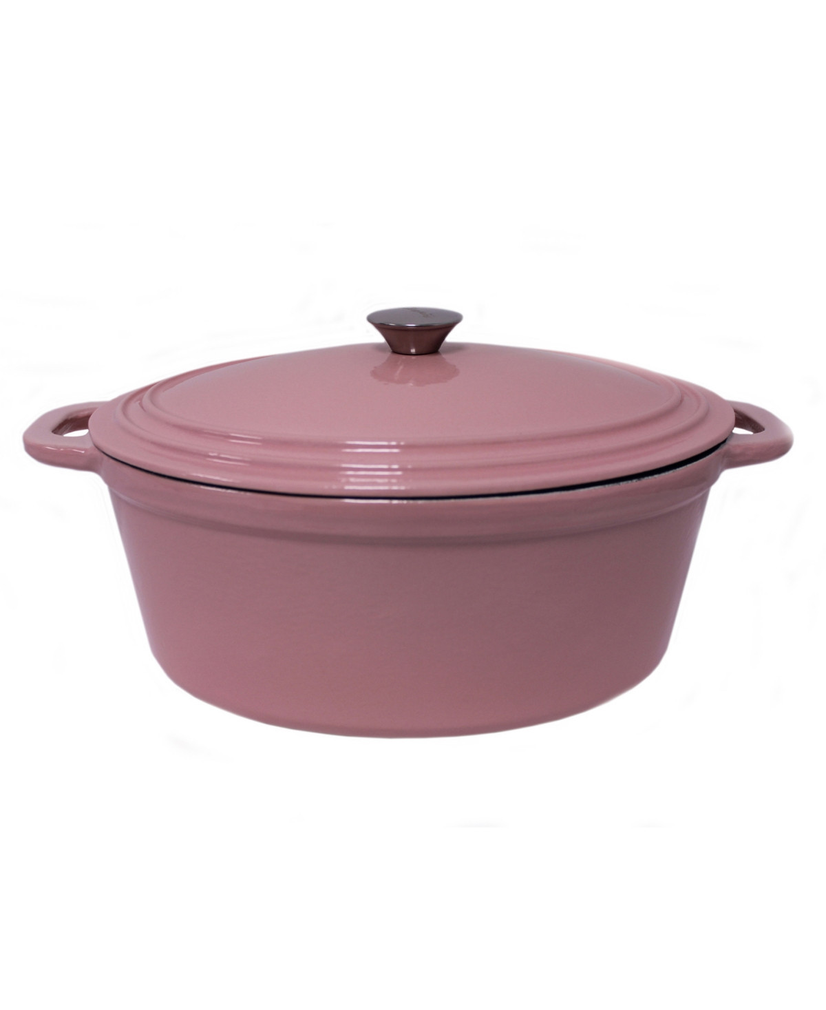 BergHOFF Neo Cast Iron 8qt. Oval Dutch Oven 13" with Lid - Pink | Macy's