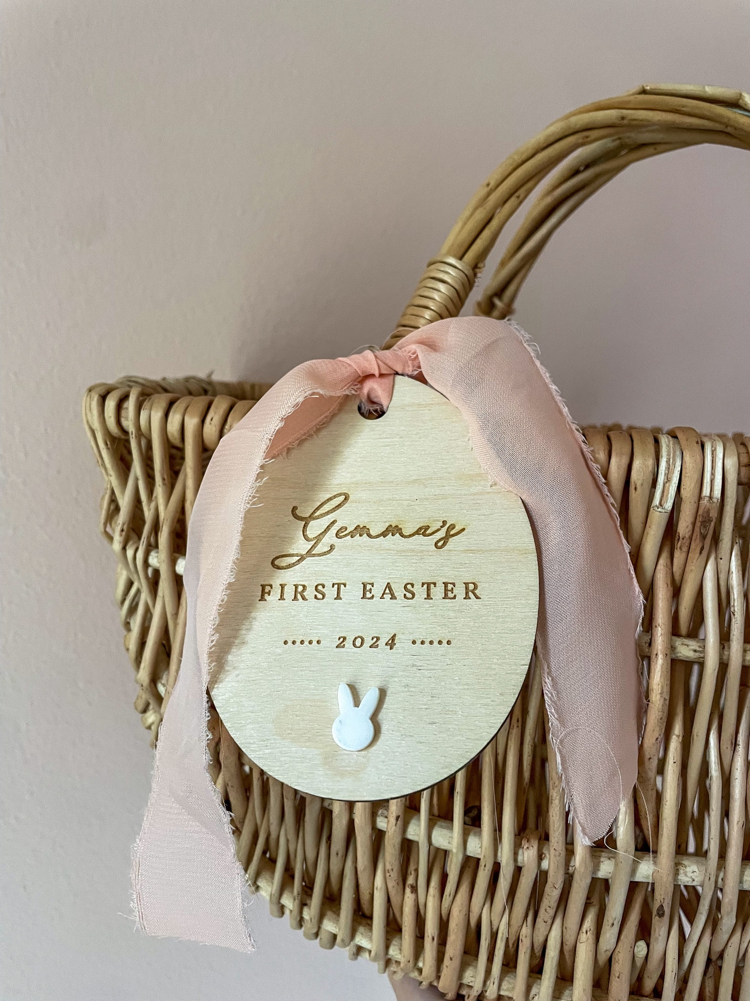Baby’s first Easter basket name sign 🐣 🎀🩷

#LTKbaby #LTKkids #LTKSpringSale