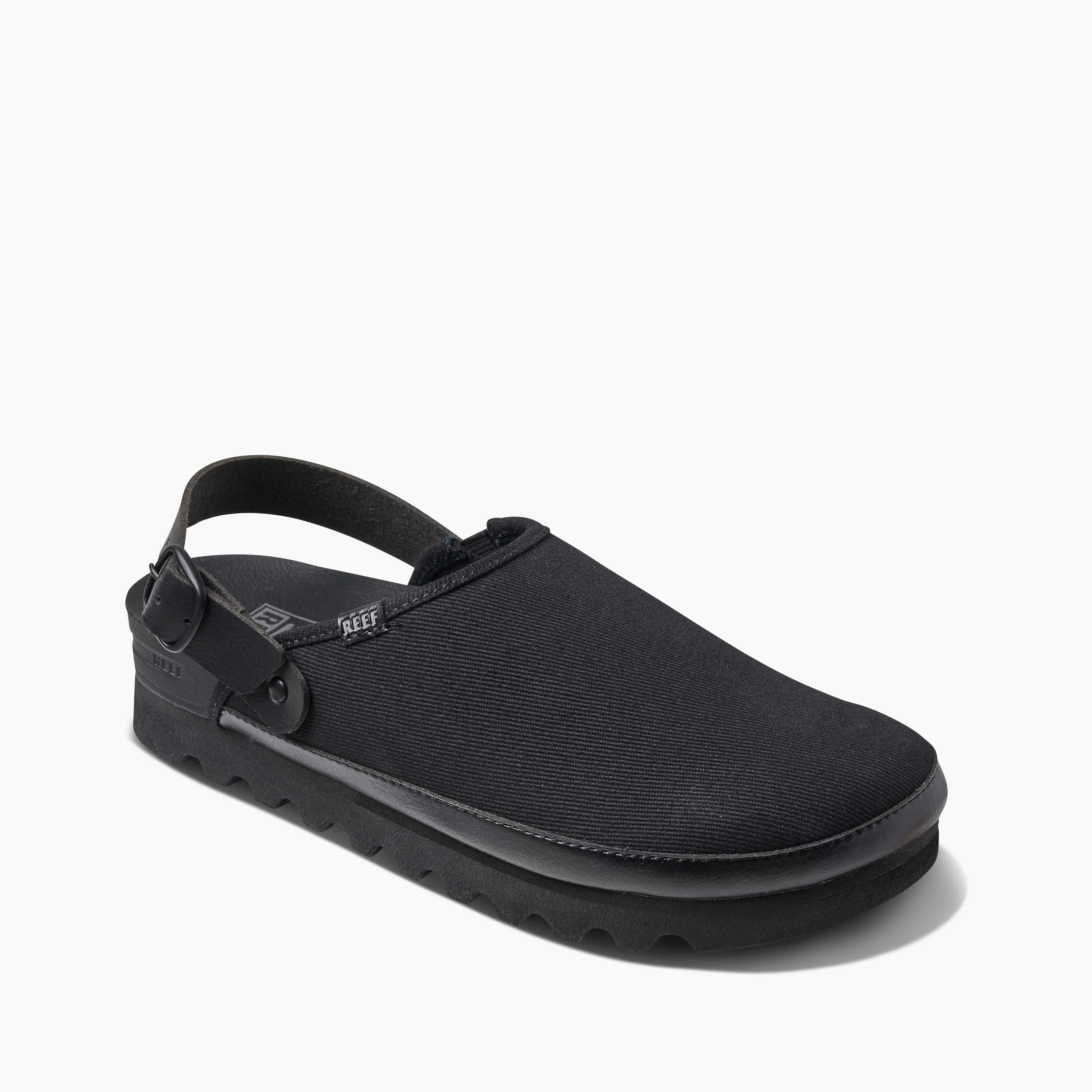 Women's Cushion Sage Hi Slip-On Shoes in Black/Black | REEF® | Reef
