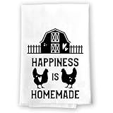 Happiness Is Homemade Fall Farmhouse Rustic Kitchen Bathroom Decor |Decorative Terry Cloth Fabric Ha | Amazon (US)