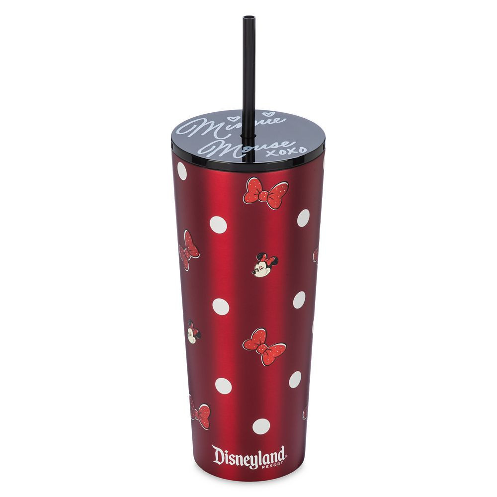 Minnie Mouse Stainless Steel Starbucks Tumbler with Straw Disneyland | Disney Store