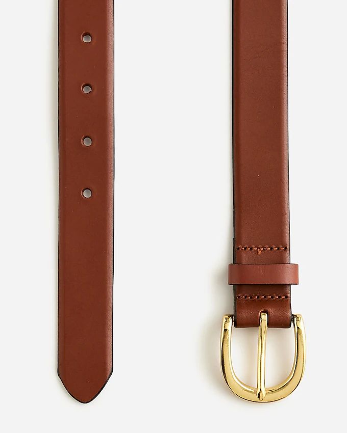 Classic belt in Italian leather | J.Crew US
