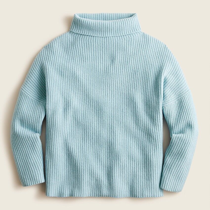 Cashmere relaxed turtleneck sweater | J.Crew US