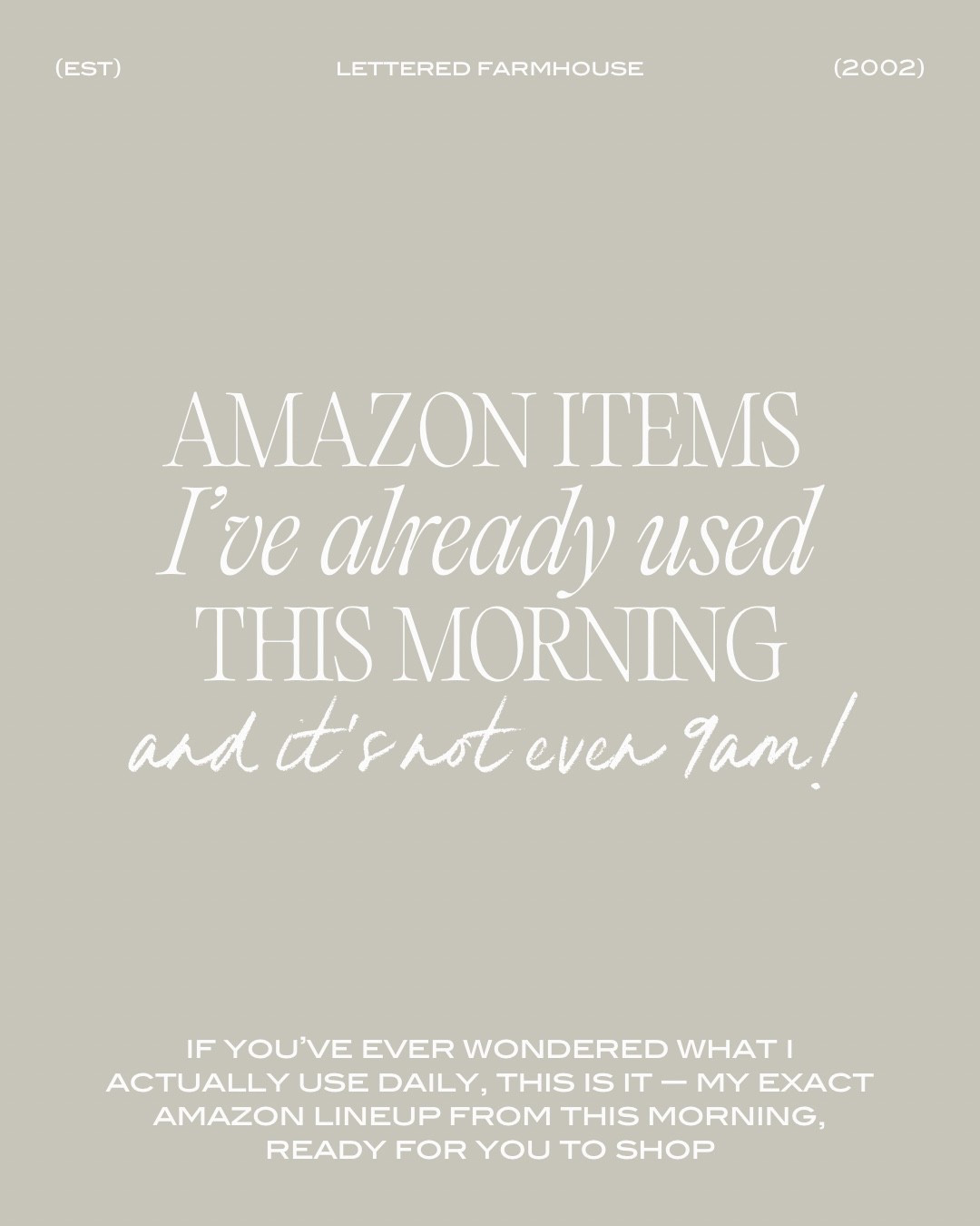 Amazon items that I’ve already used this morning! 

#LTKmomlife #LTKActive #LTKHome