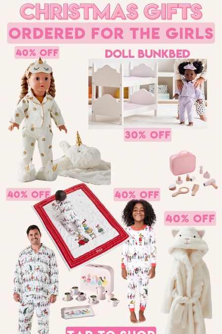 Pottery barn kids gifts just ordered for the girls. Everything is on major sale! Last minute gift ideas 

#LTKkids #LTKGiftGuide #LTKHoliday