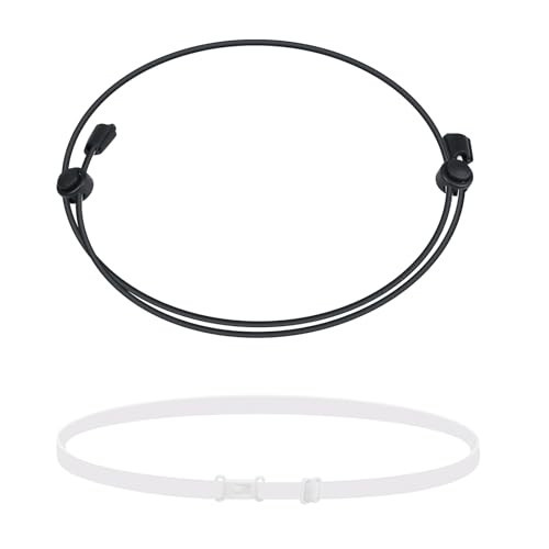 Pankousa 2PCS Adjustable Shirt Tuck Band Women,Stretchy & Invisible Shirt Tuck Band Women,Makeover Top Style(A Black+B White) | Amazon (US)