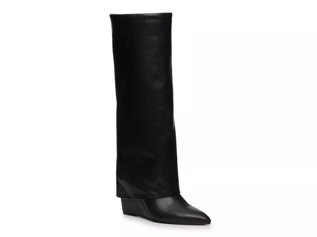 Madden Girl Evander Wide Calf Foldover Boot | DSW