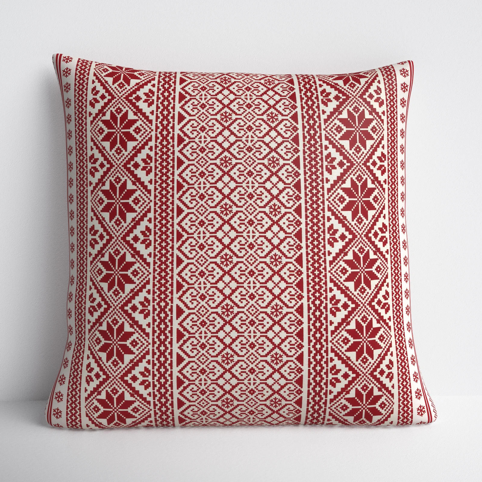 Gladiola Geometric Cotton Reversible Pillow Cover | Wayfair North America
