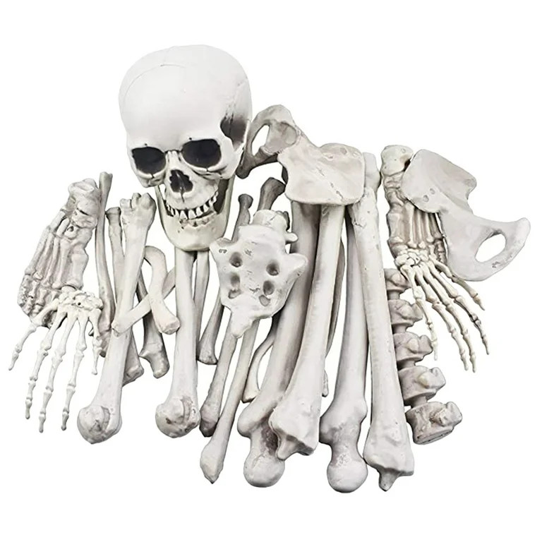 OUNONA 1 Pack Halloween Skeleton Bones Decoration Graveyard Humans Bones Decoration | Walmart (US)