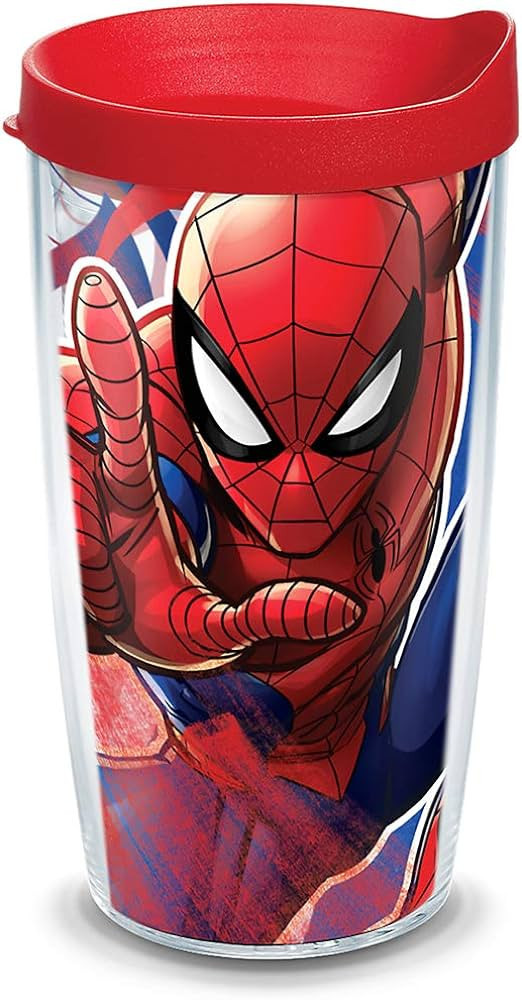 Tervis Marvel Spider-Man Iconic Made in USA Double Walled Insulated Tumbler Travel Cup Keeps Drin... | Amazon (US)