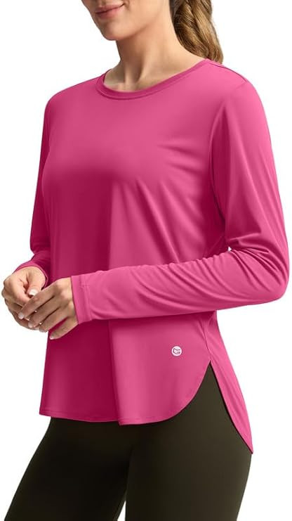 Women's Sun Shirts UPF 50+ Long Sleeve UV Protection Shirt Lightweight Quick Dry Workout Hiking T... | Amazon (US)
