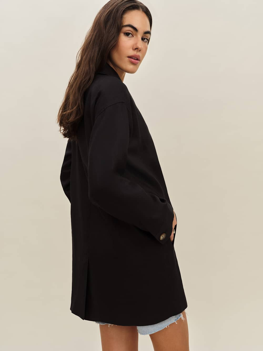 Irene Linen Jacket | Reformation (Global)