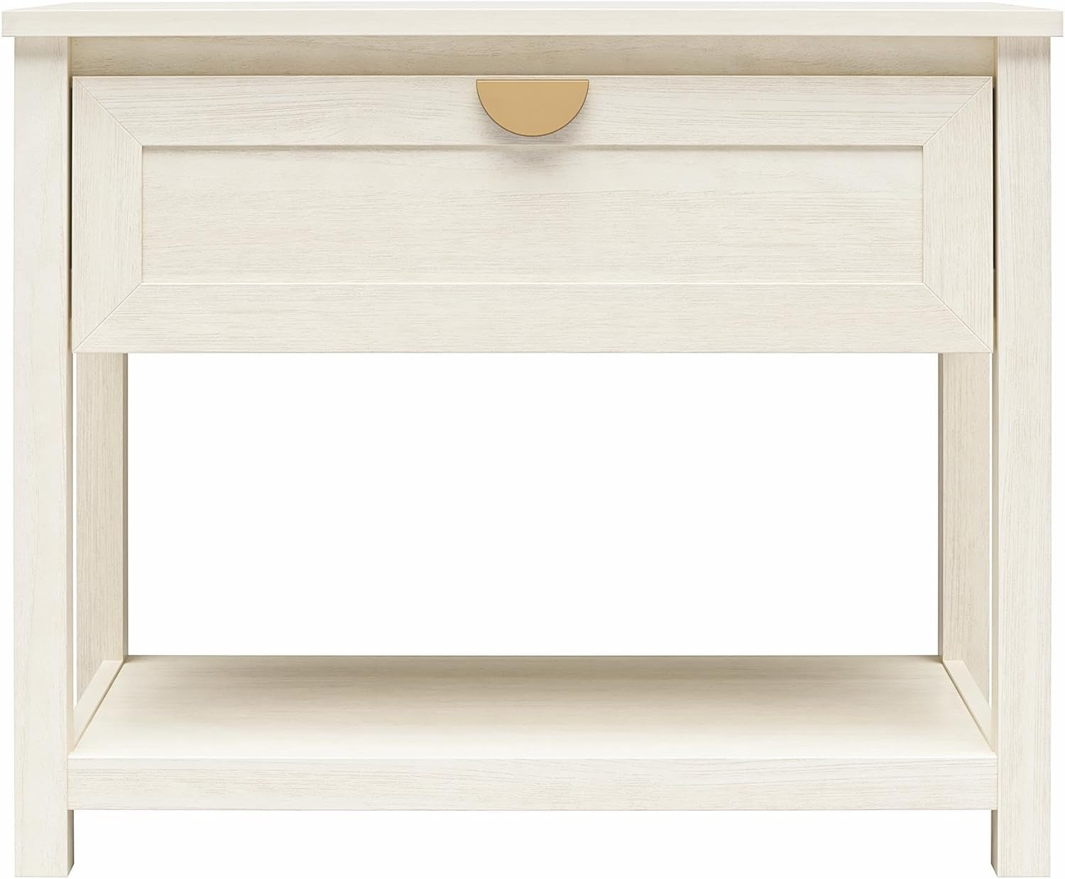 Mr. Kate Primrose Wide 1 Drawer Nightstand with Open Shelf, Ivory Oak | Amazon (US)
