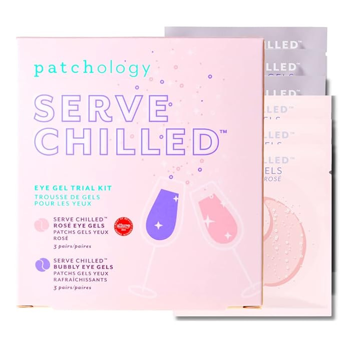 Patchology Skin Care Kit - Serve Chilled eye masks for dark circles and puffiness - Spa day kit f... | Amazon (US)