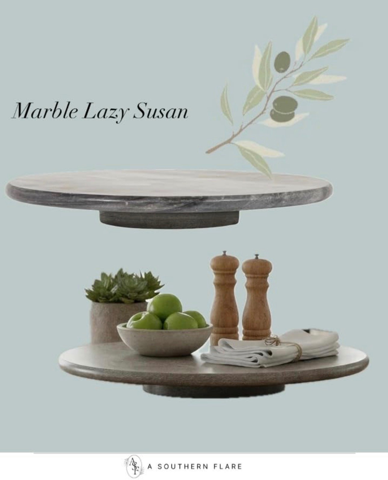 stylish marble lazy susan. Perfect for serving all your meals

#LTKHome