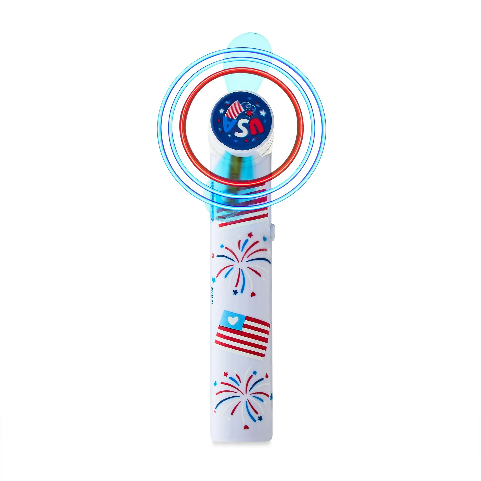 Patriotic Light-Up Fan, White, by Way To Celebrate | Walmart (US)