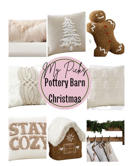 Pottery barn Christmas picks, neutral, Christmas tree, gingerbread, stay cozy 

#LTKHoliday #LTKSeasonal #LTKhome