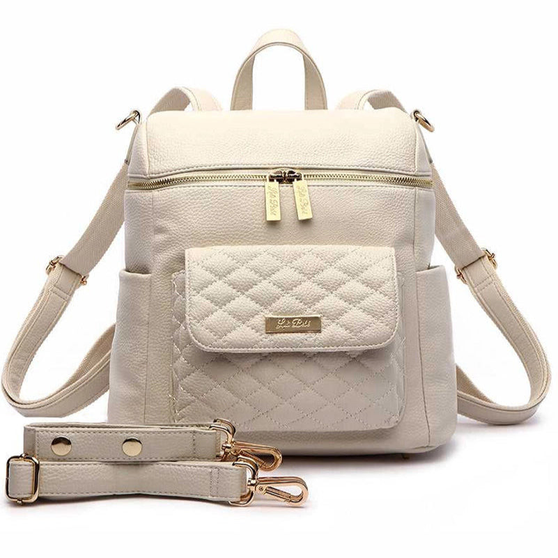 Petit Monaco Diaper Bag | Pearl White | Luli Bebé