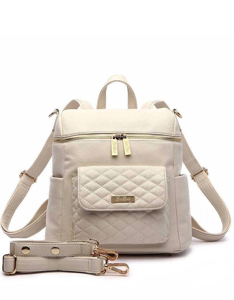 Petit Monaco Diaper Bag | Pearl White | Luli Bebé