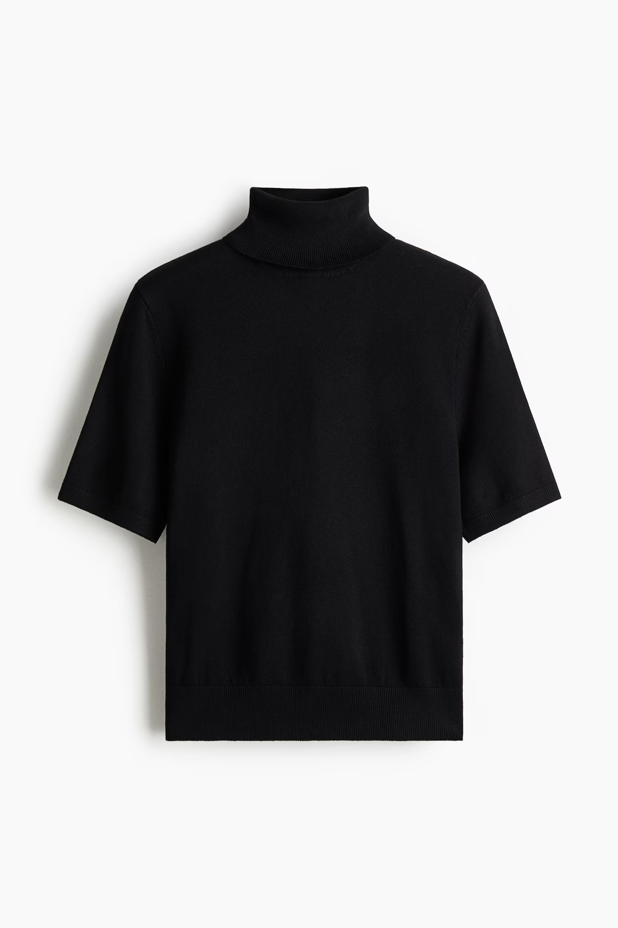Fine-knit polo-neck top | H&M (UK, MY, IN, SG, PH, TW, HK)