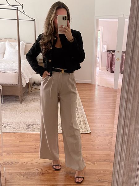 Don’t miss your chance to get this outfit on major sale! Use code AFLTK for 20% off this tweed jacket (runs tts, wearing S) and Sloane Tailored Pants (runs true, go with true jean size, wearing 26)  

#LTKSale #LTKfindsunder100 #LTKSeasonal