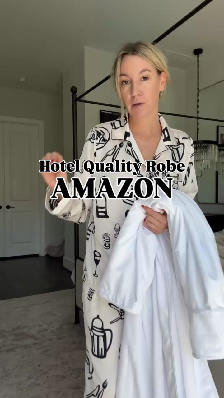 High quality robe from Amazon! 

#LTKgrwm #LTKFindsUnder100 #LTKootd