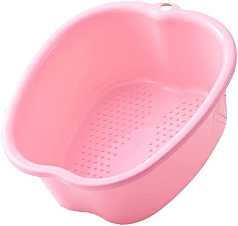 Foot Soaking Bath Basin, Sturdy Durable Plastic Foot Bath and Foot Massager Foot Bucket, Great fo... | Amazon (US)