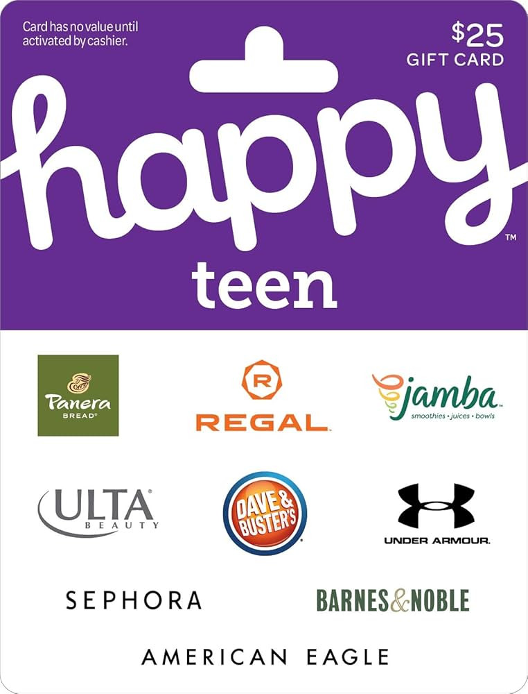 Happy Teen $25 | Amazon (US)