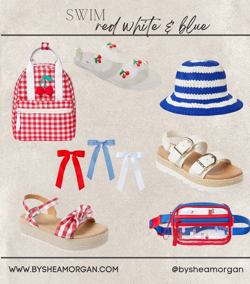 Red, white and blue accessories! 

#LTKSummerEdit