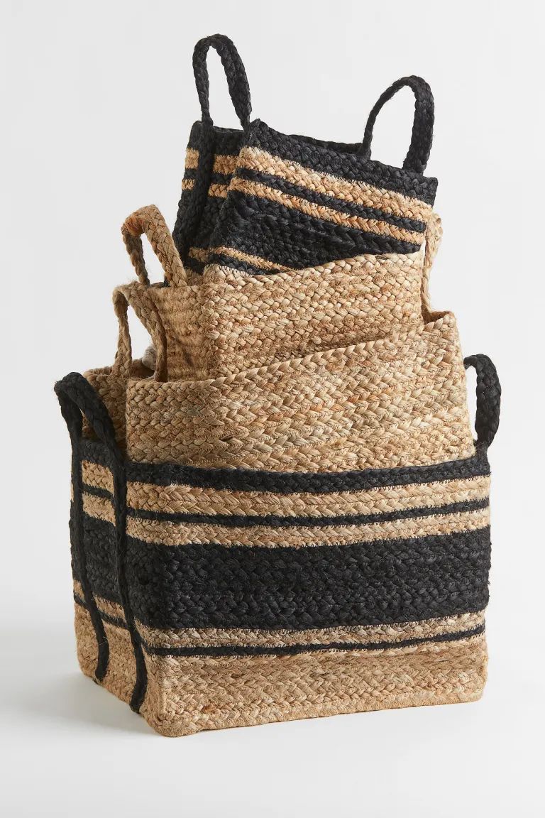 Jute Storage Basket - Natural - Home All | H&M US | H&M (US + CA)