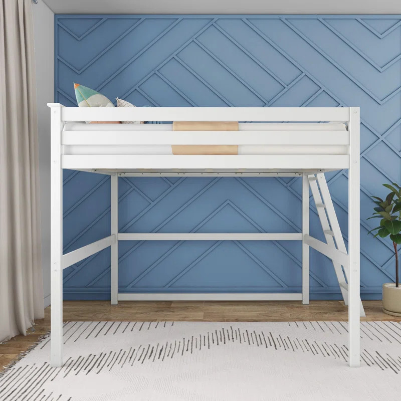 Epimenio Full Solid Wood Platform Loft Bed by Harriet Bee | Wayfair North America