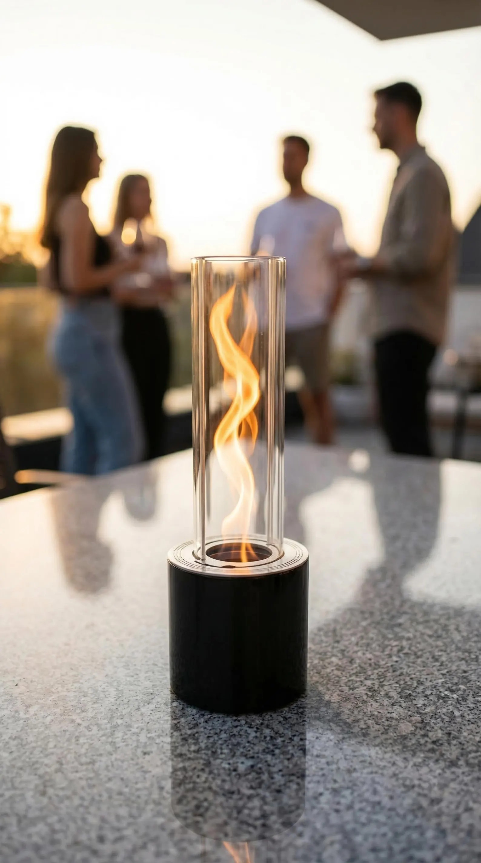 Twisted Flames Tabletop Fire Pit – No Sparks, No Smoke, No Smell – Enclosed Flame Vortex | Etsy (Global)