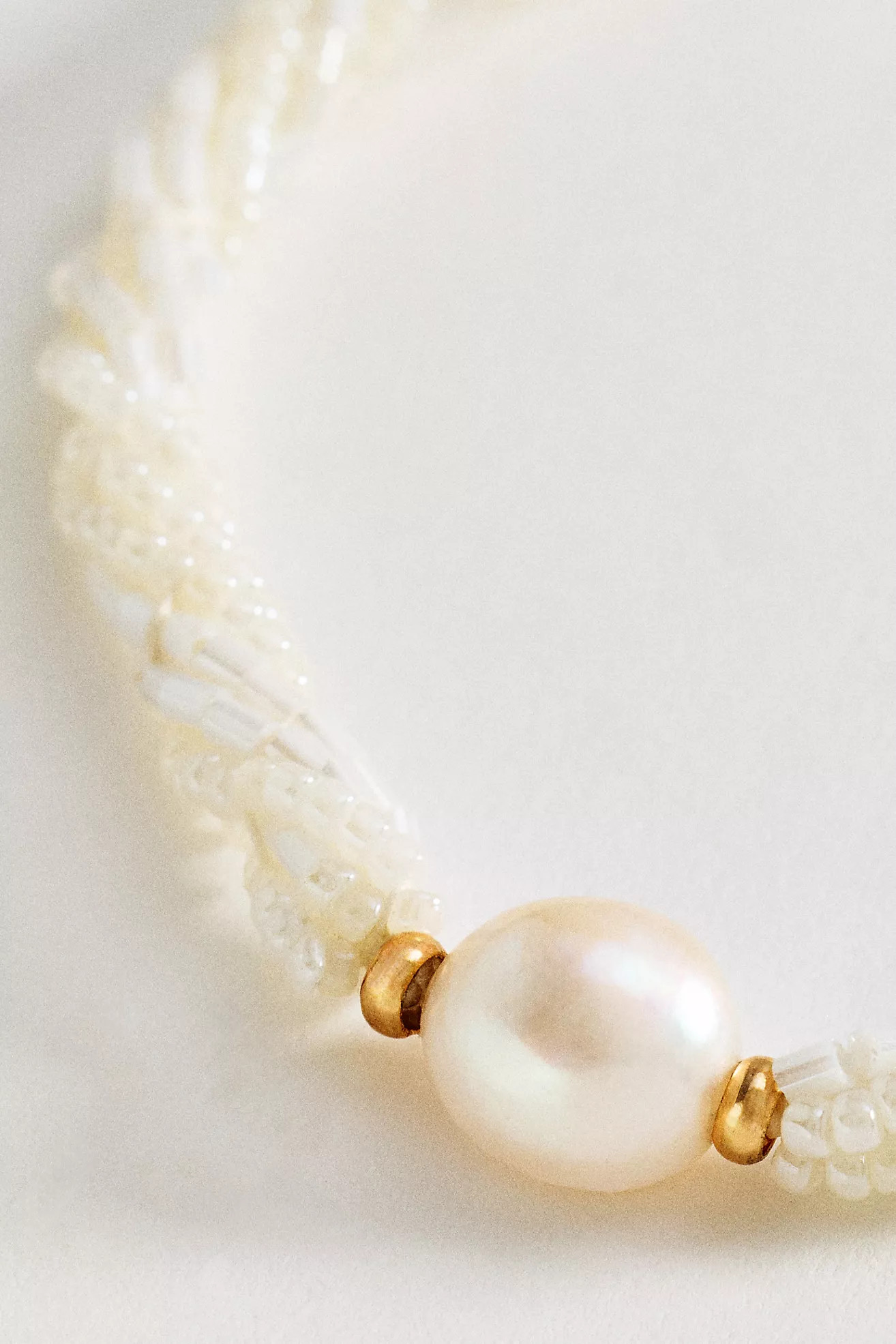 Twisted Bead Pearl Bracelet | Anthropologie (US)