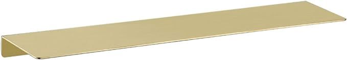 TRUSTMI Brushed Gold Floating Shelves Wall Mounted Stainless Steel Shelf Organizer for Bathroom K... | Amazon (US)