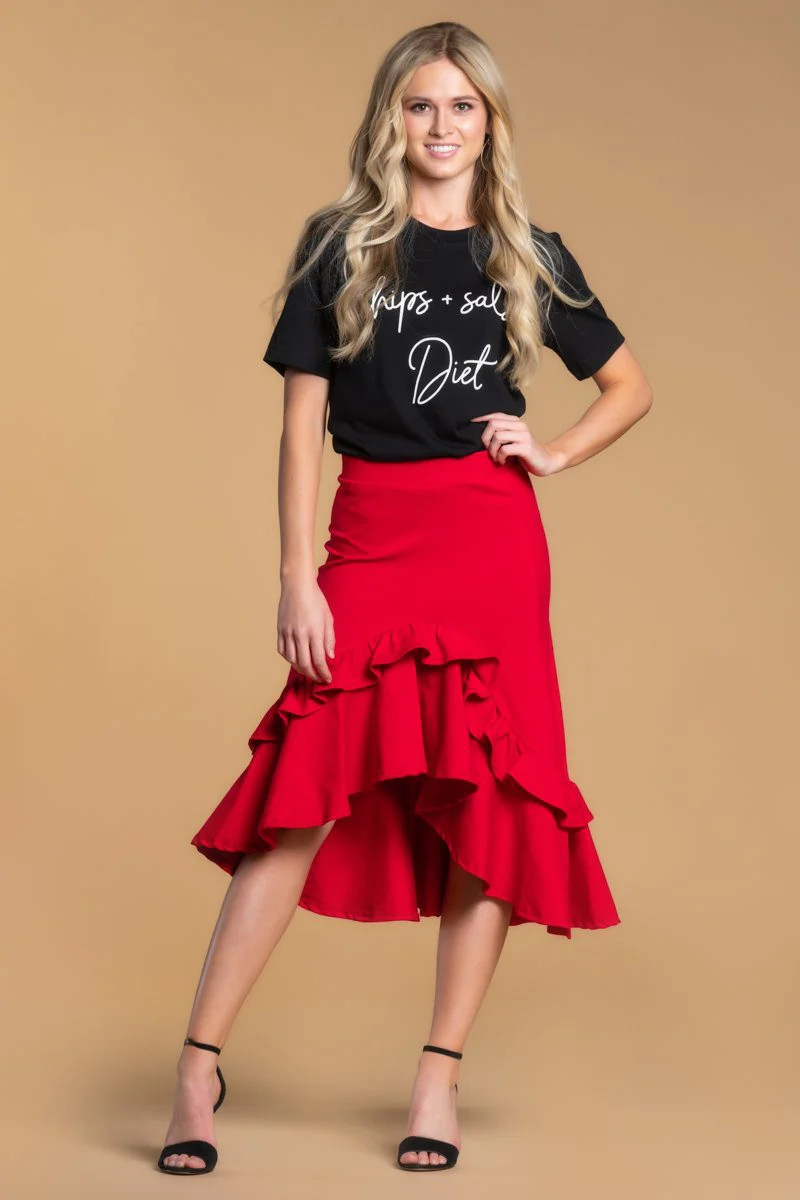 Frill Skirt | Modest Clothing | SexyModest Boutique | Sexy Modest