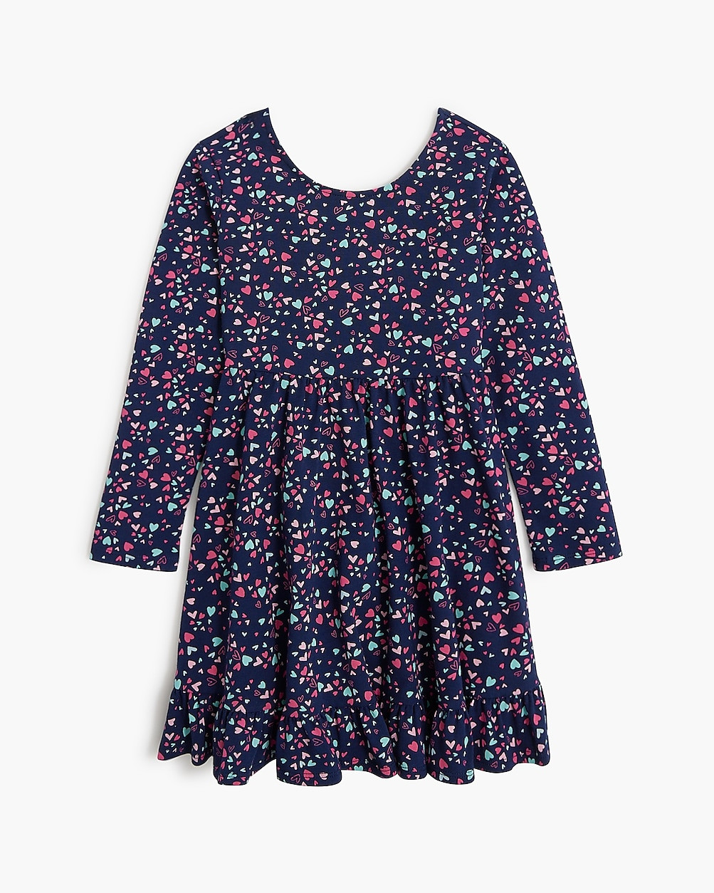 Girls' multicolored hearts dress | J.Crew Factory