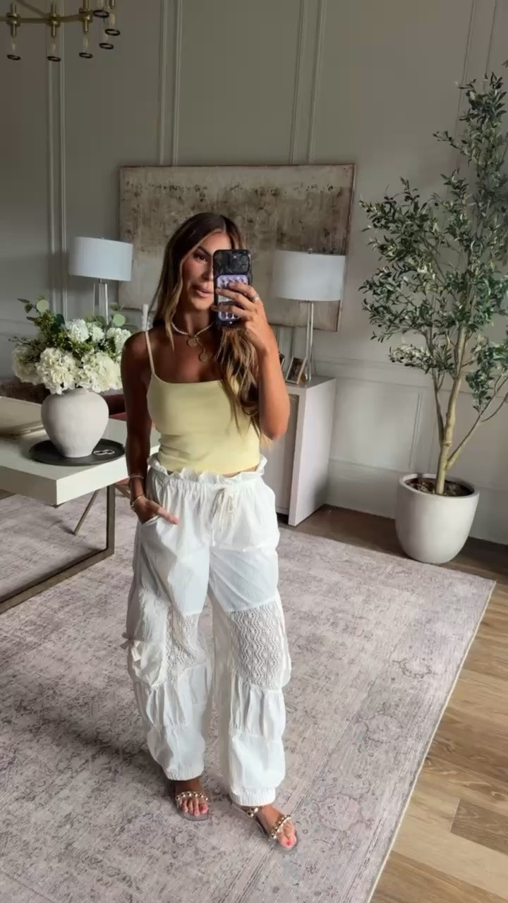 wearing a small in both!
