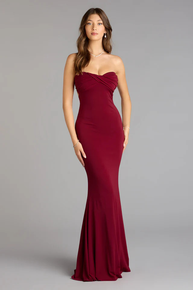 Jessica Strapless Mermaid Formal Dress | Windsor Stores