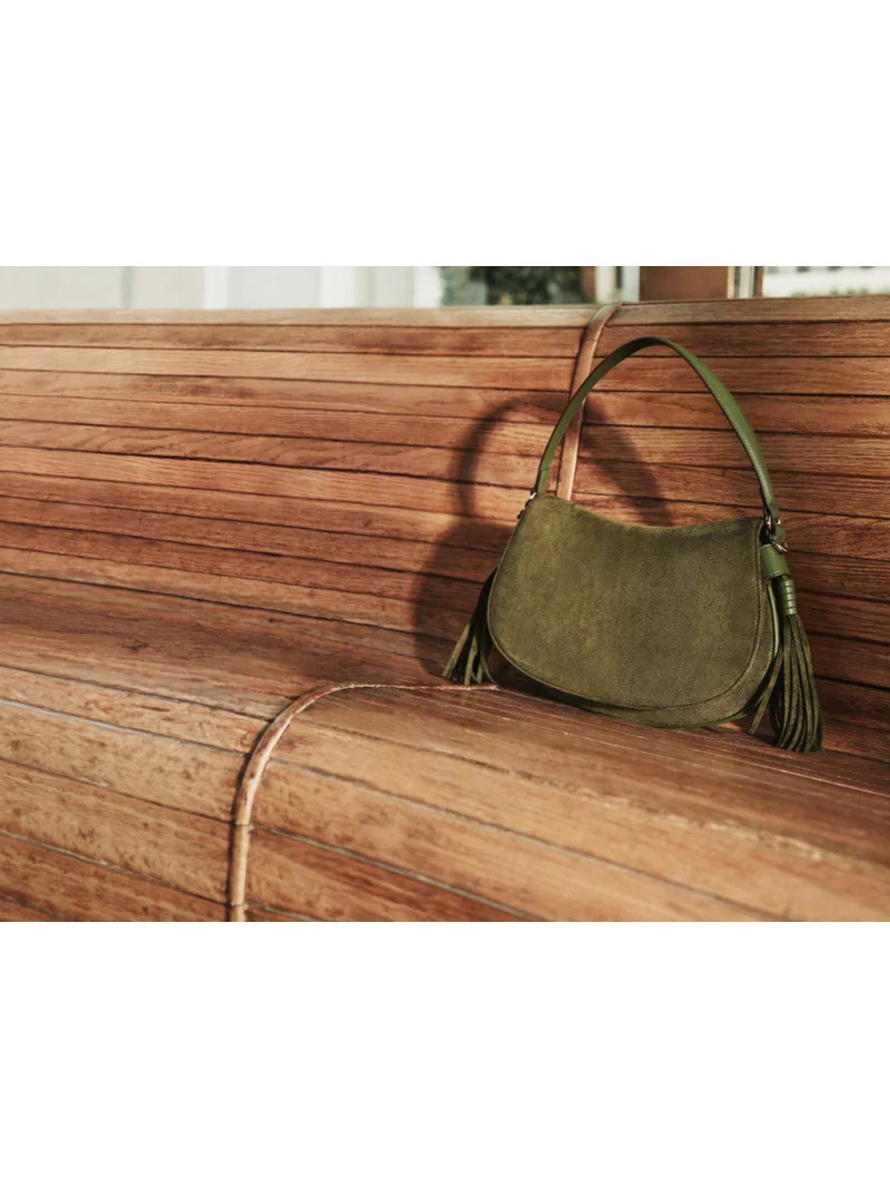 Scenario Women's Saddle Bag, Olive | Walmart (US)