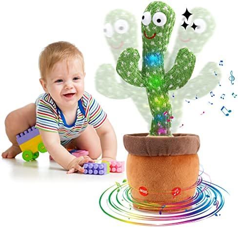 MIAODAM Dancing Cactus Talking Cactus Baby Toys 6 to 12 Months Toys Wriggle Singing Cactus Repeat... | Amazon (US)