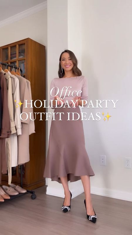 Office work holiday party outfit ideas from M.M.LaFleur 
Blush blouse xs
Skirt xs runs big 
Pants 00P 
Black dress 0P

Code LIFEWITHJAZZ20 for 20% off your first order 

Holiday attire / dressy outfits /

#LTKworkwear #LTKstyletip #LTKHoliday
