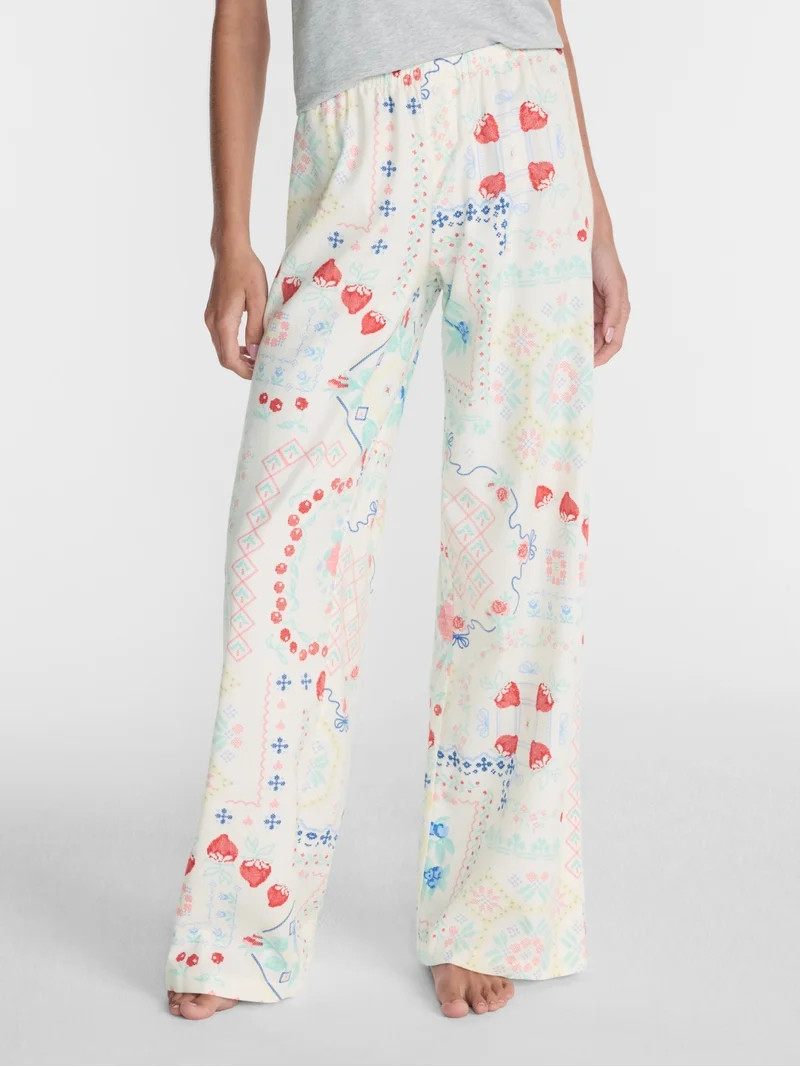 No Boundaries Print Boxer Sleep Pants, 31" Inseam, Women's XS-XXL | Walmart (US)