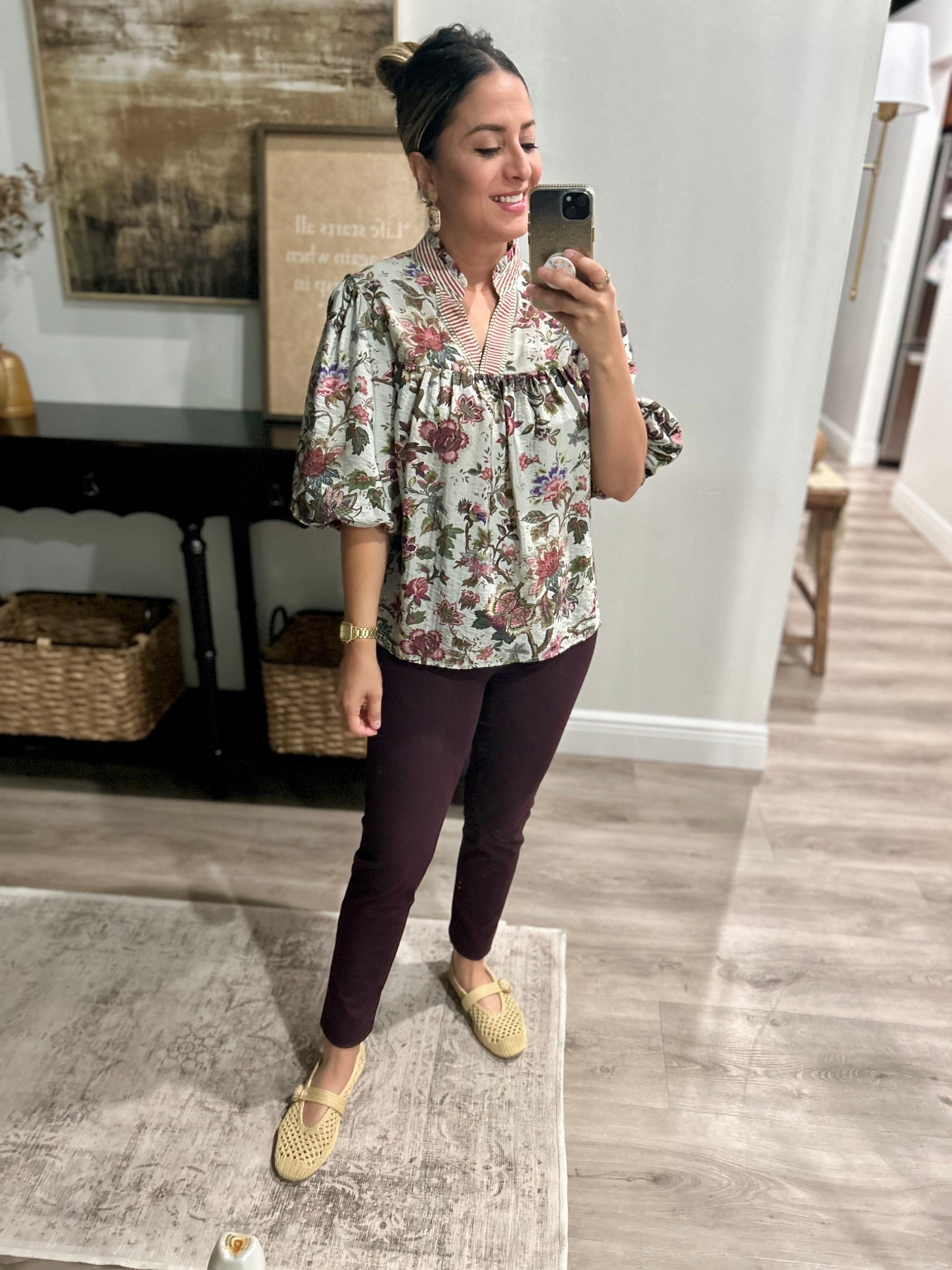 Today’s workwear- Found this adorable top at a small boutique shop in Lake Placid. I’ve linked the exact top in my IG stories. 

#LTKOver40 #LTKWorkwear #LTKPetite