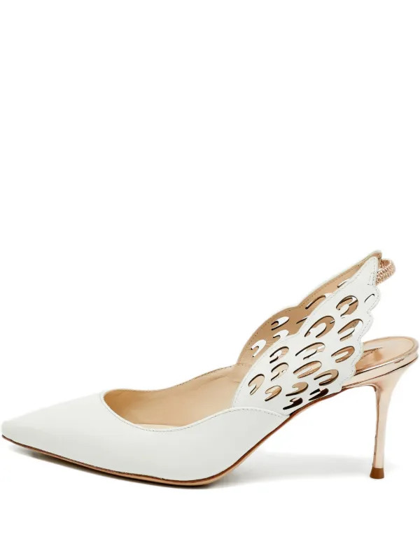 Angelo cut-out leather pumps | Farfetch Global
