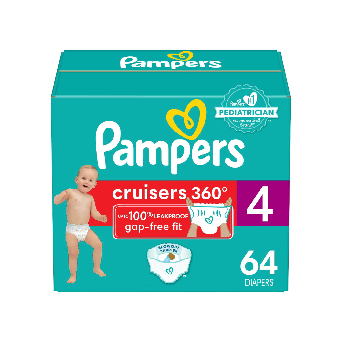Pampers Cruisers 360 Diapers - (Select Size and Count) | Target