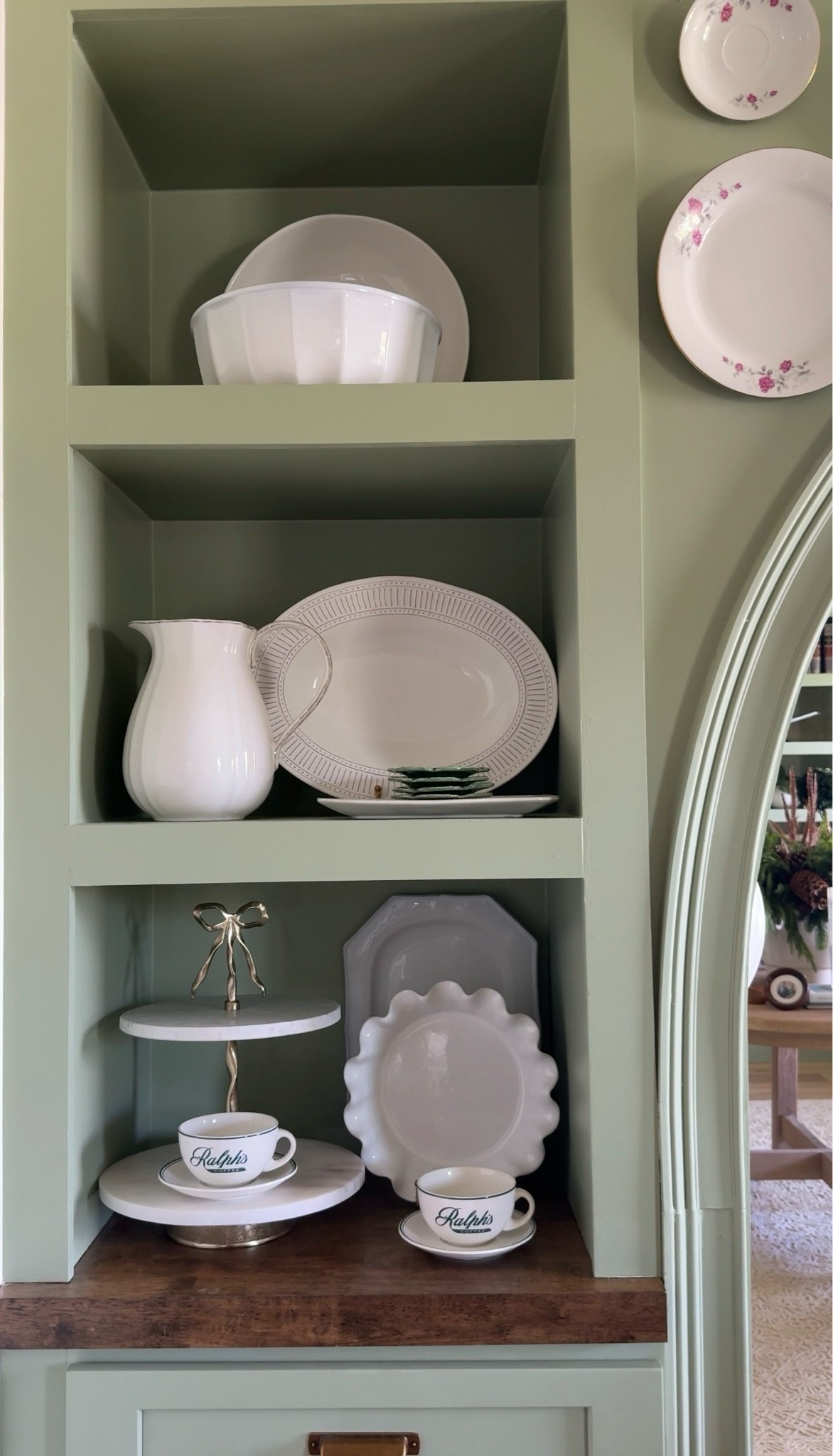Our renovated 1960s home: one collected corner at a time. 🕯️Details that made this  house feel like home have evolved so much over the two years since we moved in. Little by little, it’s all the small touches—a gallery wall years in the making, cafe curtains in the kitchen, handmade brass hardware that catches the morning light. Which detail is your favorite? 🤍
#homedetails #vintagestyle #homeinspo

#LTKHome