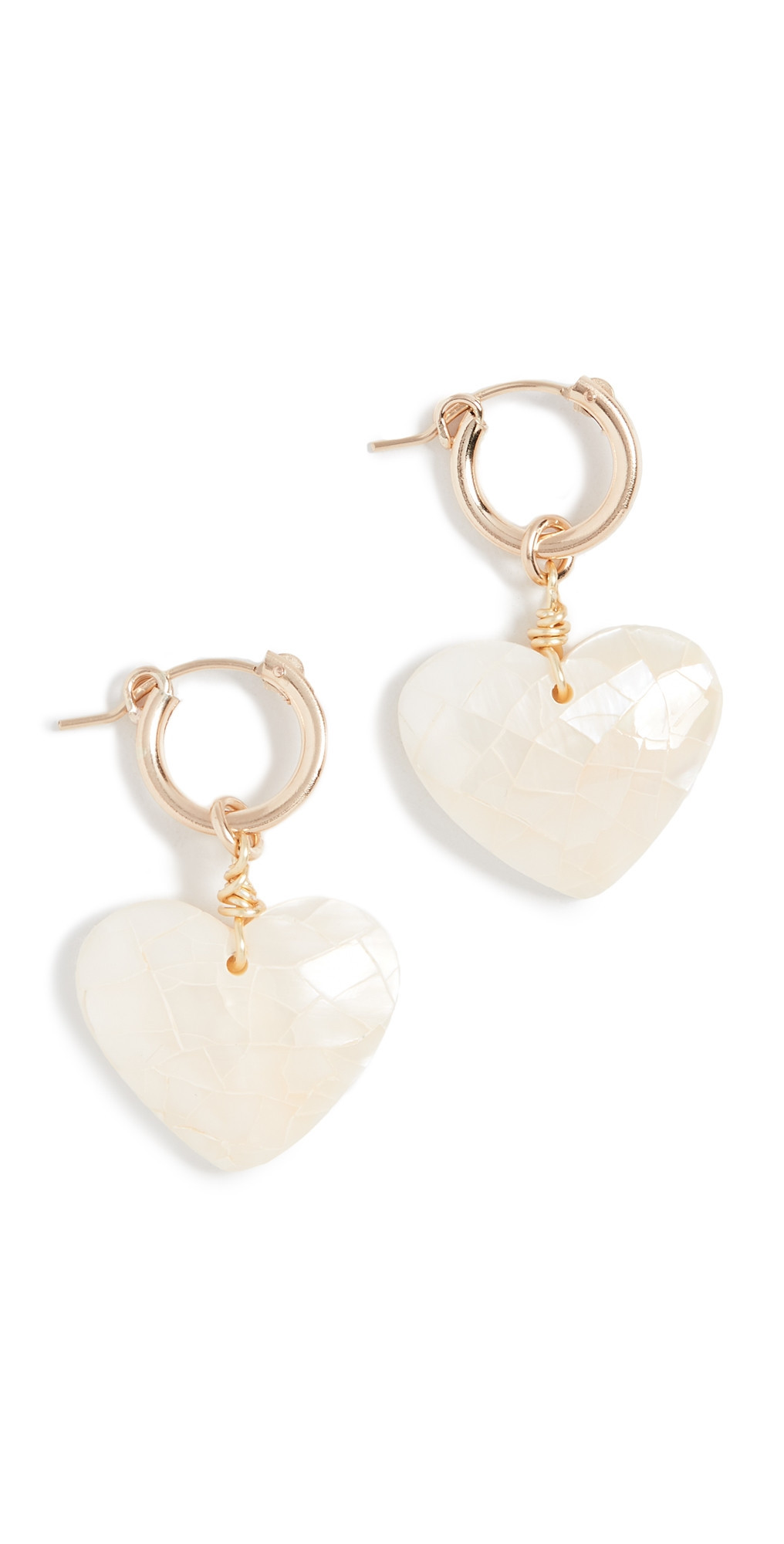 Brinker + Eliza Little Love Earrings Gold/Pearl One Size | Shopbop